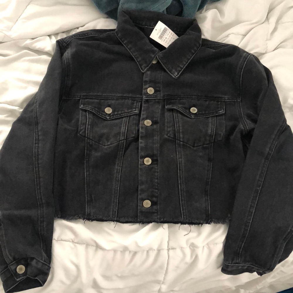 brand new brandy Melville black denim jacket
